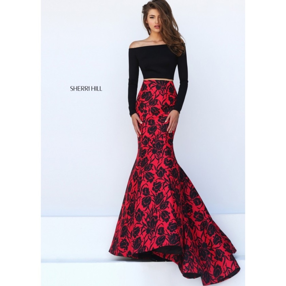 2 Piece Sherri Hill Prom Dress Size 6